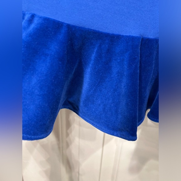 J. Crew Royal Blue Peplum Sleeveless Top- NWT - Picture 5 of 6